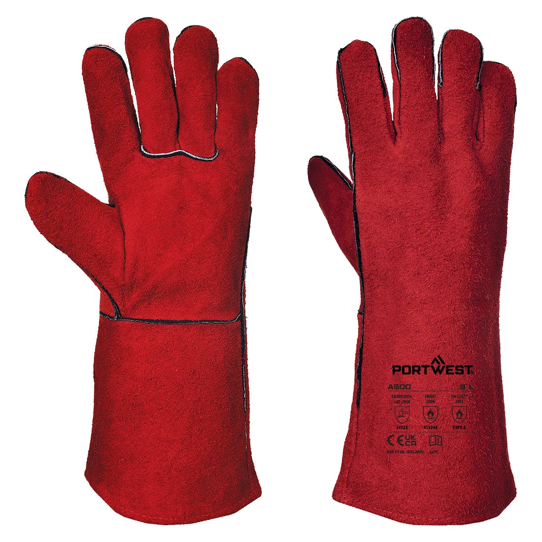 Portwest Welders 210 Split Leather Gauntlet