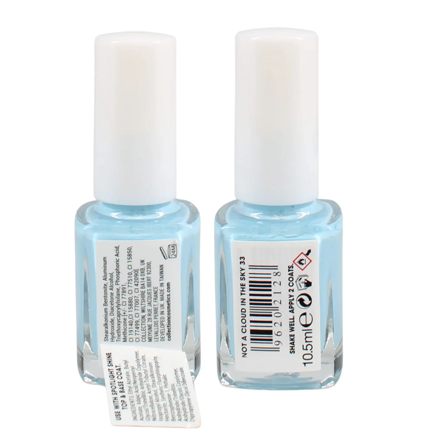 COLLECTION SPOTLIGHT SHINE 10.5ML NAIL POLISH NOT A CLOUD IN THE SKY COSCOL1214X