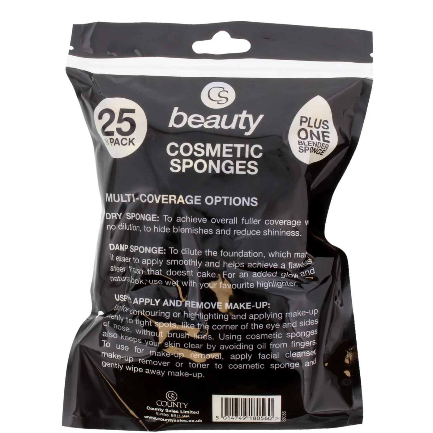 CS BEAUTY COSMETIC SPONGES 25'S COSCSB001