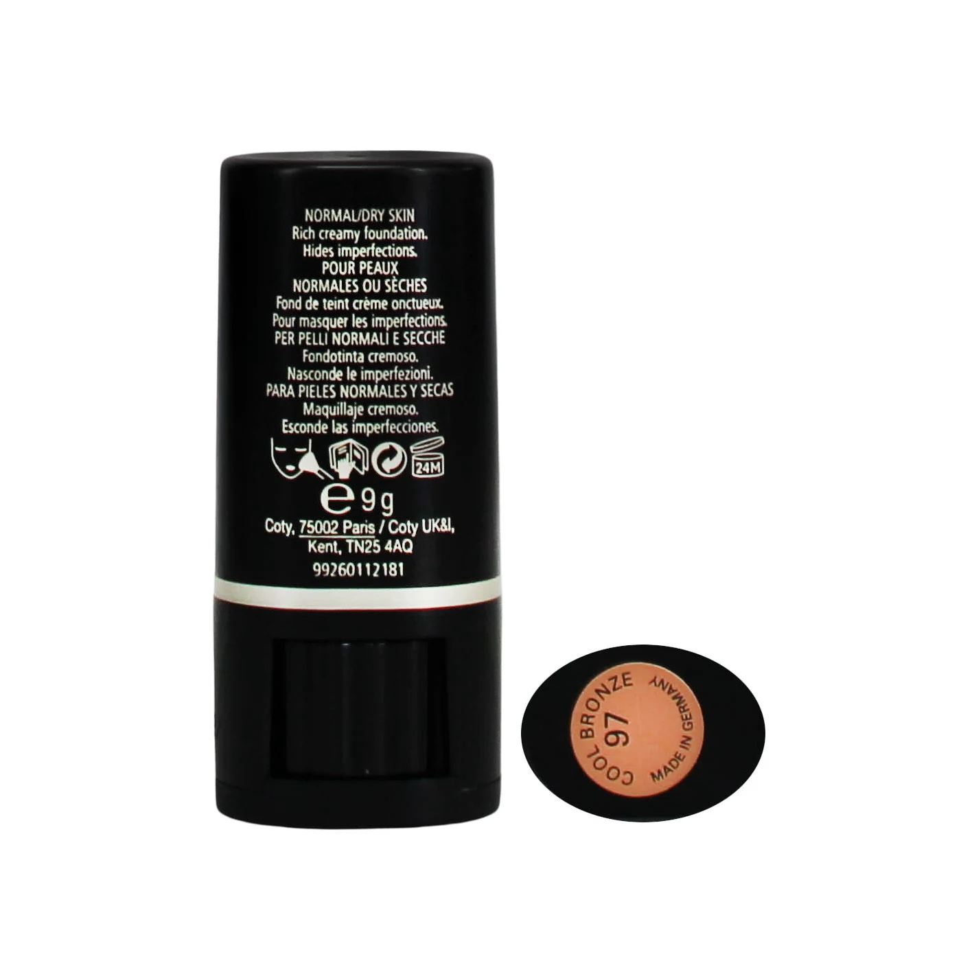 MAX FACTOR 9G PAN STIK COOL BRONZE 97 COSMAX025