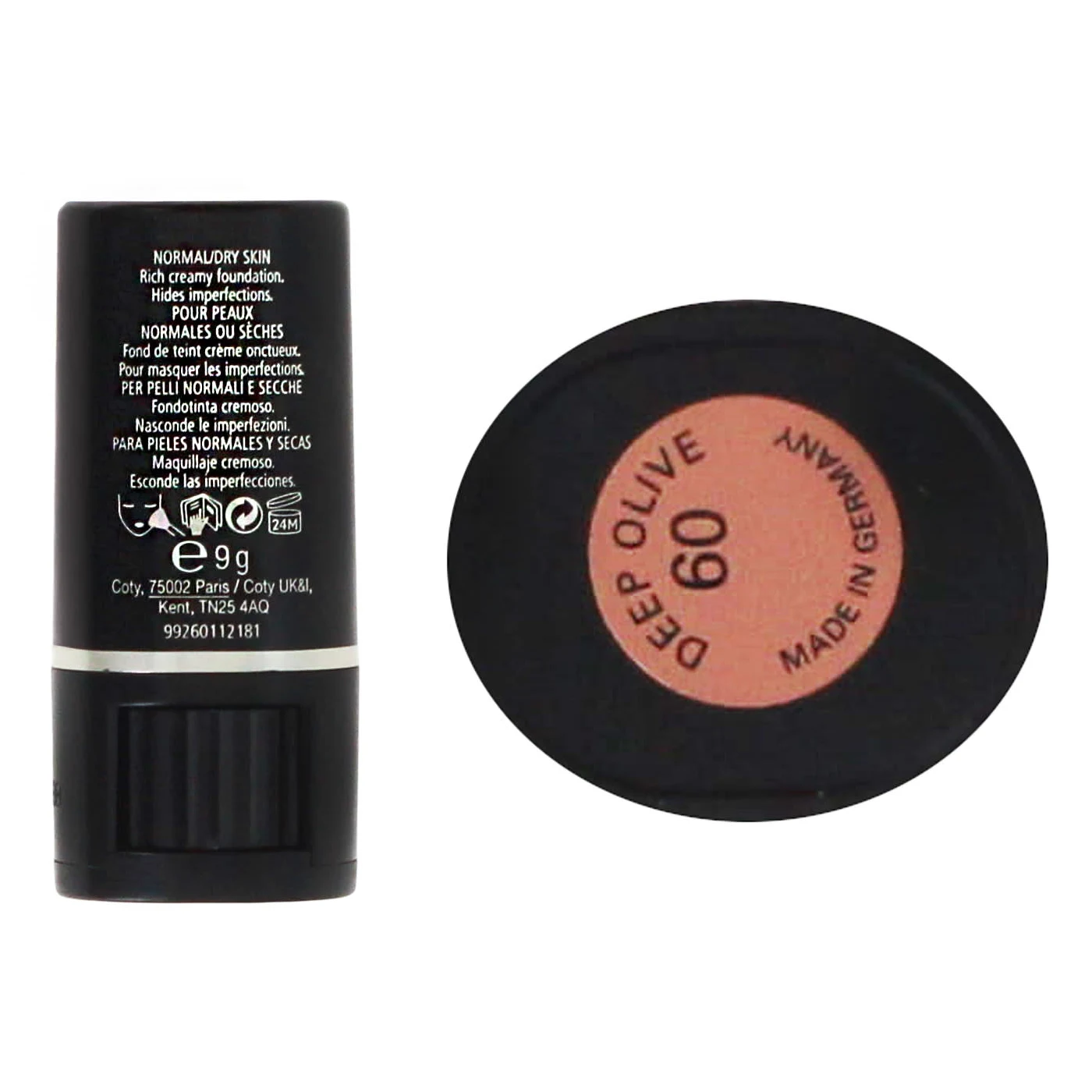 MAX FACTOR 9G PAN STIK DEEP OLIVE 60 COSMAX102A