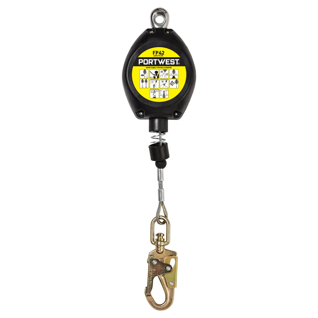 Portwest 6M Retractable Fall Arrest Block FP42
