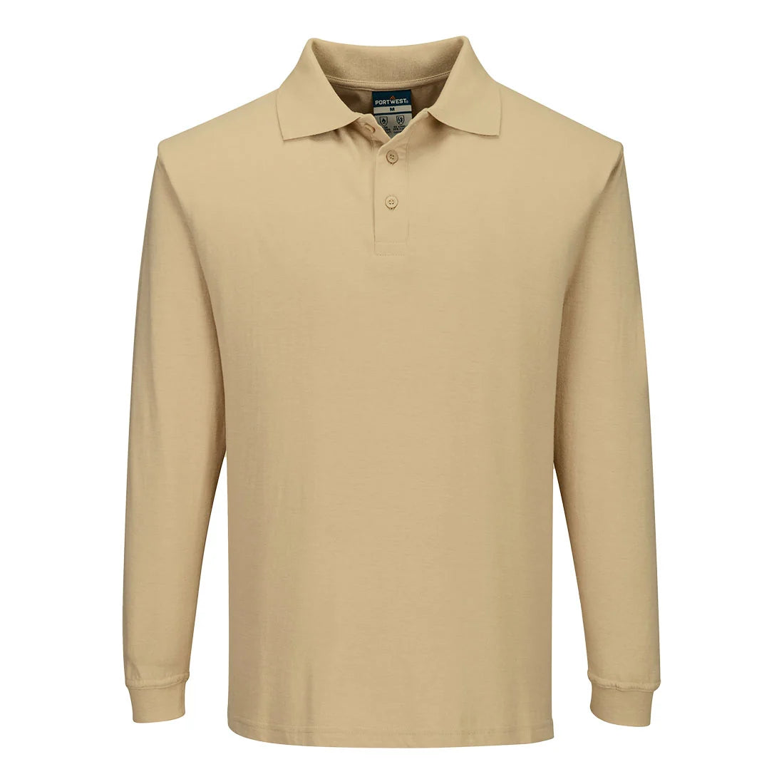 Portwest Modaflame Knit FR Long Sleeve Polo Shirt FR10