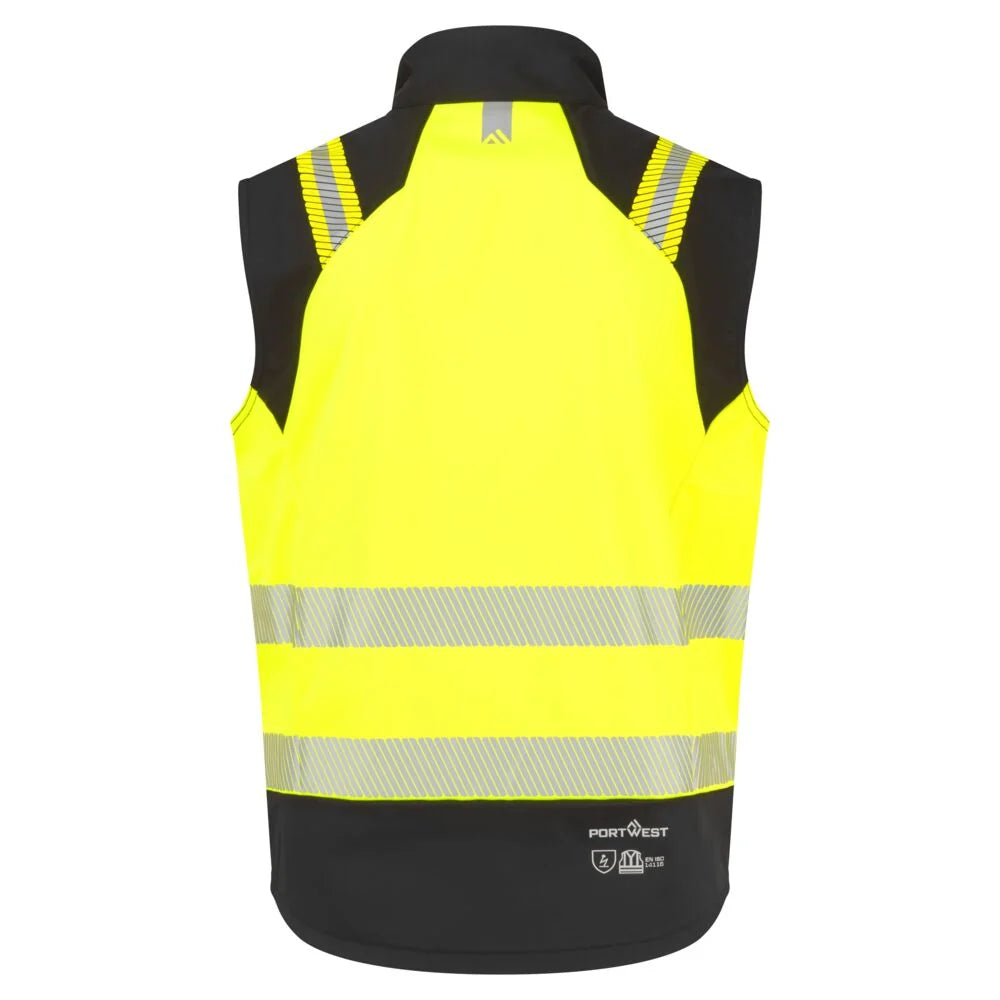 Portwest PW3 Modaflame Softshell Hi-Vis FR Gilet FR719