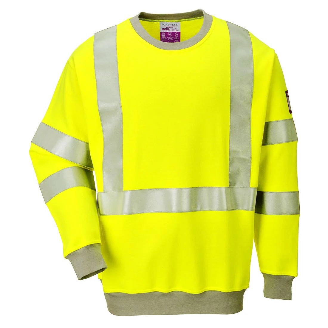 Portwest Modaflame Knit Hi-Vis FR Sweatshirt FR72