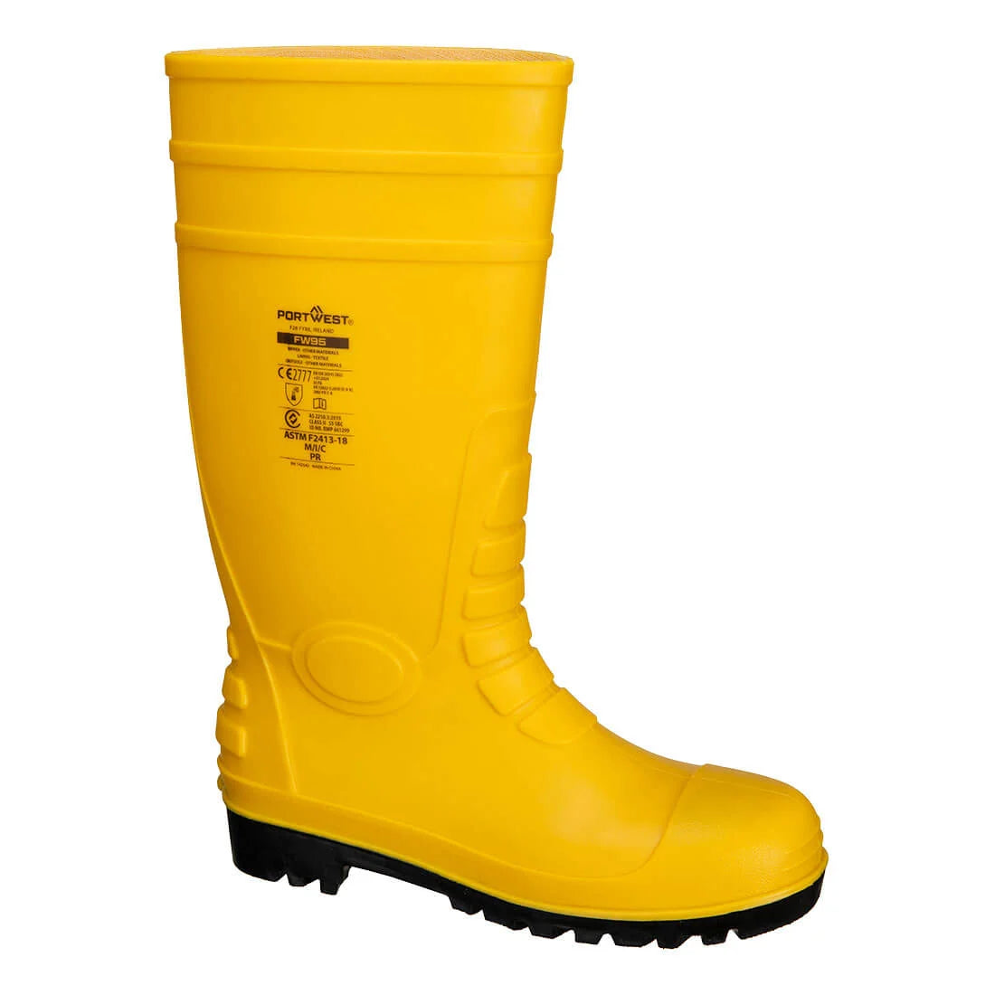 Portwest Steel PVC Wellington S5 FO FW95