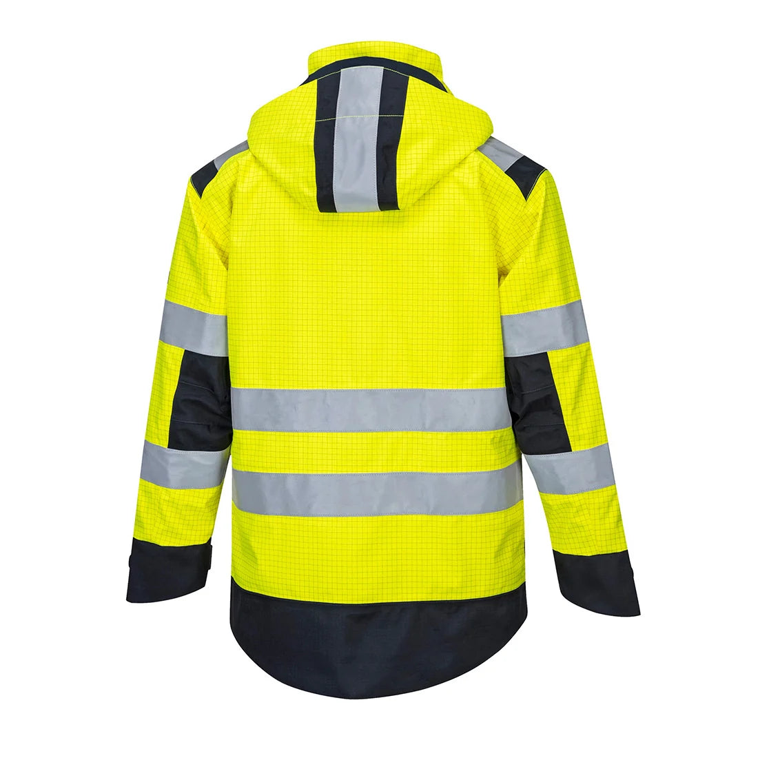 Portwest Modaflame Rain+ Hi-Vis Multi-Norm Contrast FR Jacket MV70