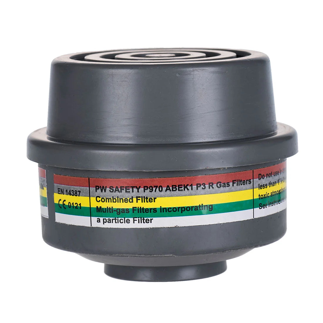 Portwest ABEK1P3 Combination Filter Special Thread Connection (Pk4) P970