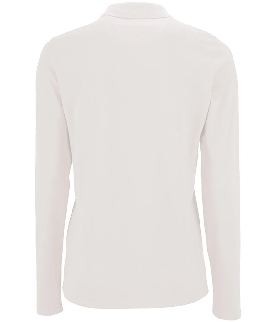 SOL'S Ladies Perfect Long Sleeve Piqué Polo Shirt