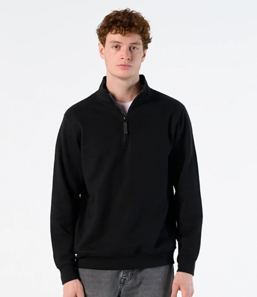 SOL'S Stan Contrast Zip Neck Sweatshirt