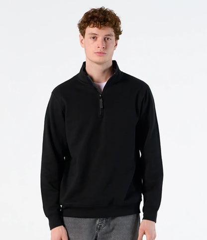 SOL'S Stan Contrast Zip Neck Sweatshirt
