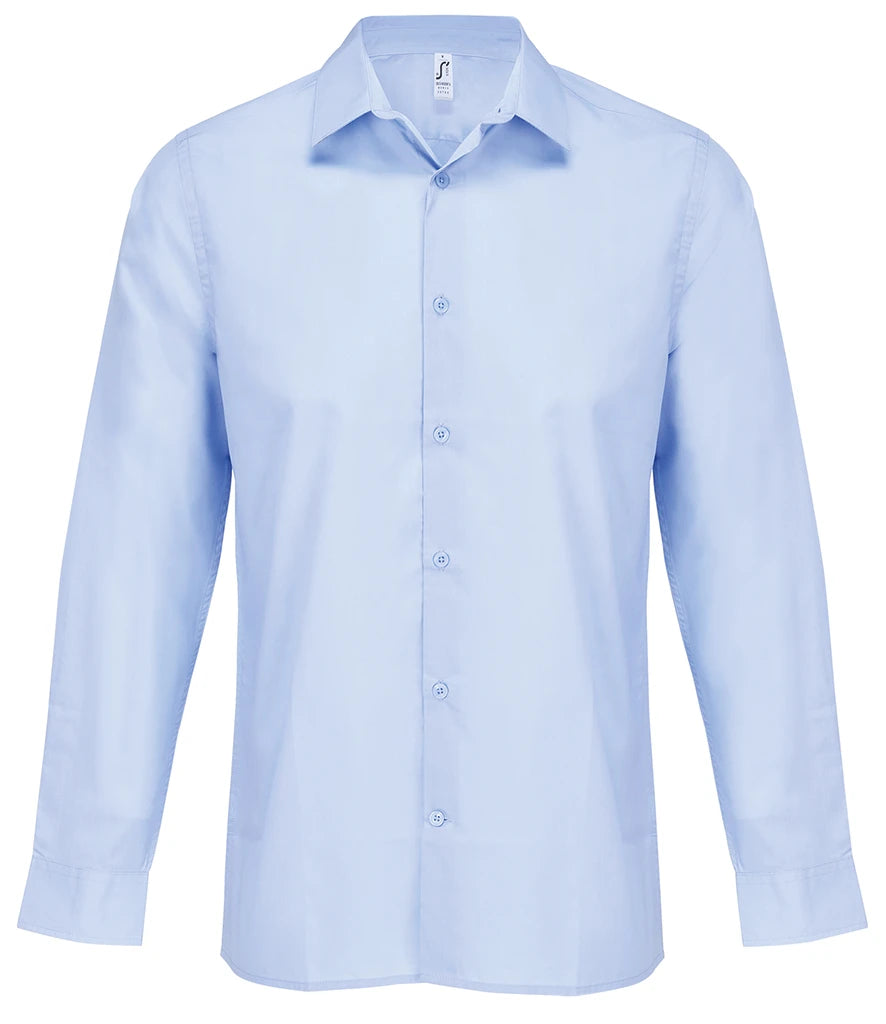 SOL'S Bailey Long Sleeve Poplin Shirt