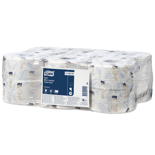 Tork Mini Soft Jumbo Premium Toilet Roll, 12 x 170m 85288