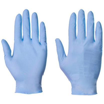 Supertouch BLUE POWDERFREE NITRILE MEDICAL 100 GLOVES Box D18