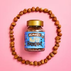 BEANIES 50G FLAVOUR COFFEE NUTTY HAZELNUT FOBEA006