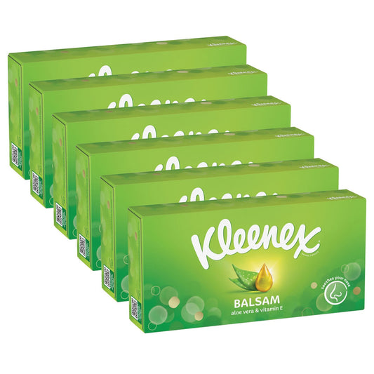 Kleenex Balsam Facial Tissues, 6 x 64 Sheets 270680