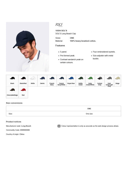 SOL'S Long Beach Cap