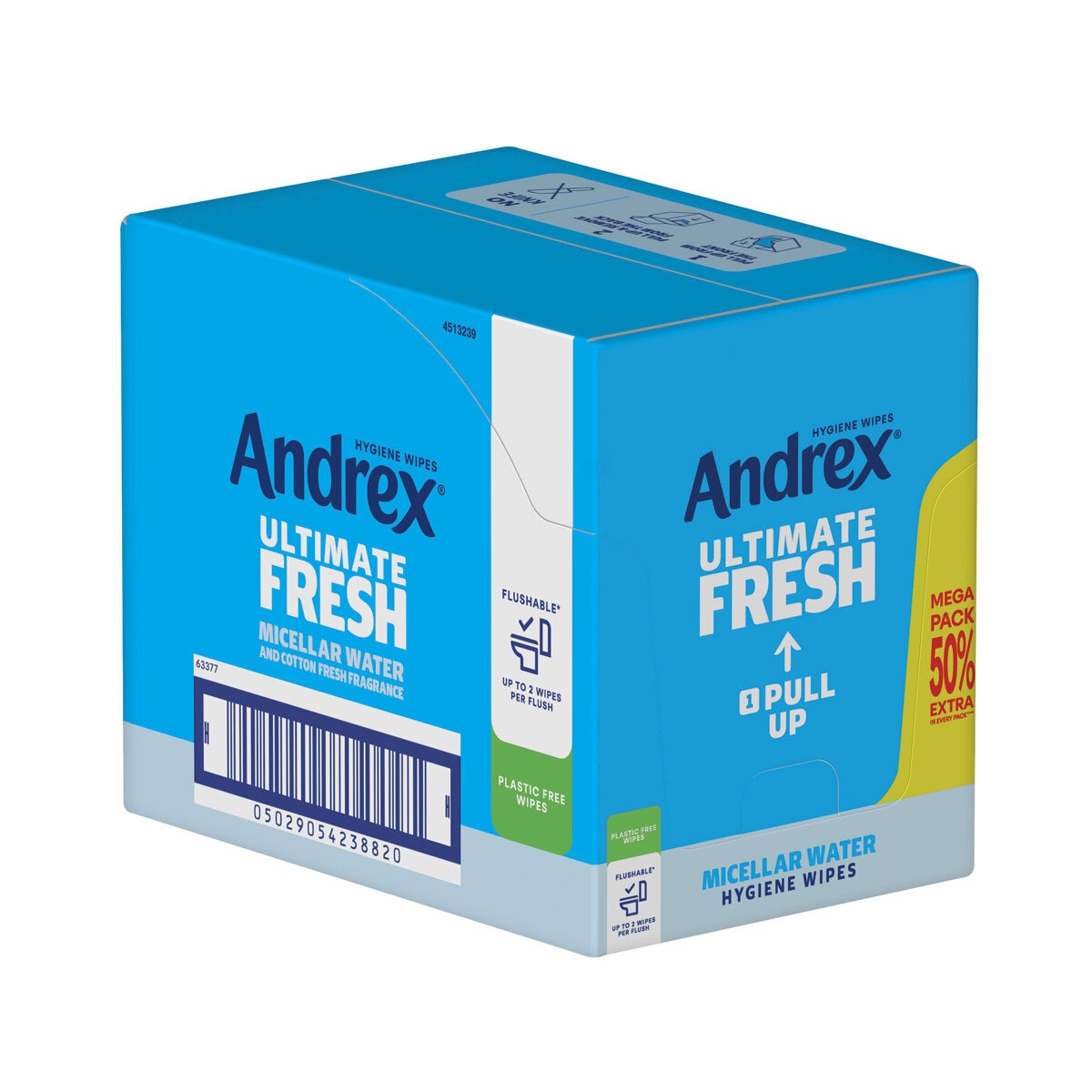 Andrex Ultimate Fresh Washlets, 10 x 56 Wipes