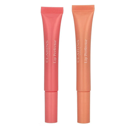 CLARINS 2X12ML LIP PERFECTOR COLLECTION DUO CANDY SIMMER 05 & ROSEWOOD SIMMER 06  COSCLA856