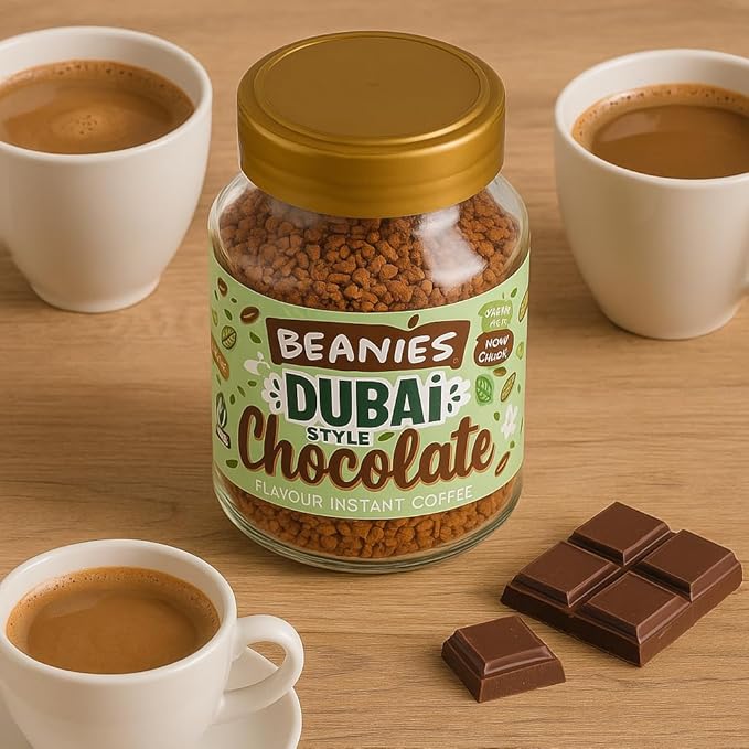 BEANIES 50G FLAVOUR COFFEE DUBAI CHOCOLATE FOBEA047
