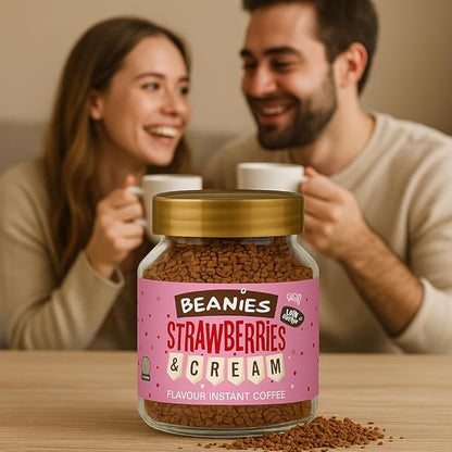 BEANIES 50G COFFEE STRAWBERRIES & CREAM FOBEA046
