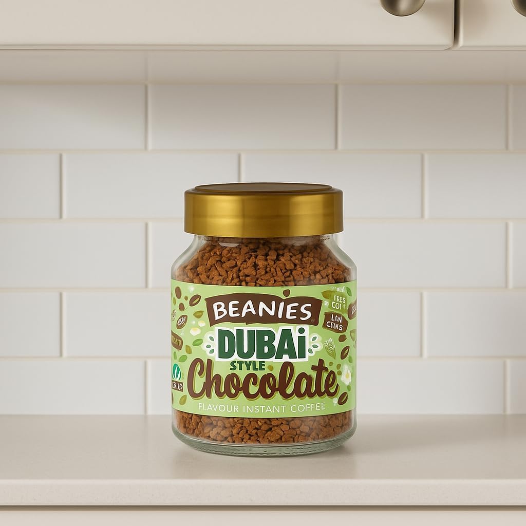BEANIES 50G FLAVOUR COFFEE DUBAI CHOCOLATE FOBEA047