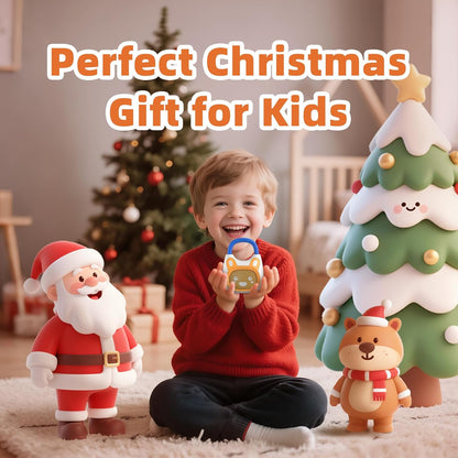 alilo Pocket Bunny Portable Kids Music Player, Musical Toys for Toddlers 1-3-5, Preloaded 120+ Stories/Music/Lullabies/White Noise,High Fidelity Sound Travel Bluetooth Speaker (with Strap and Ring)