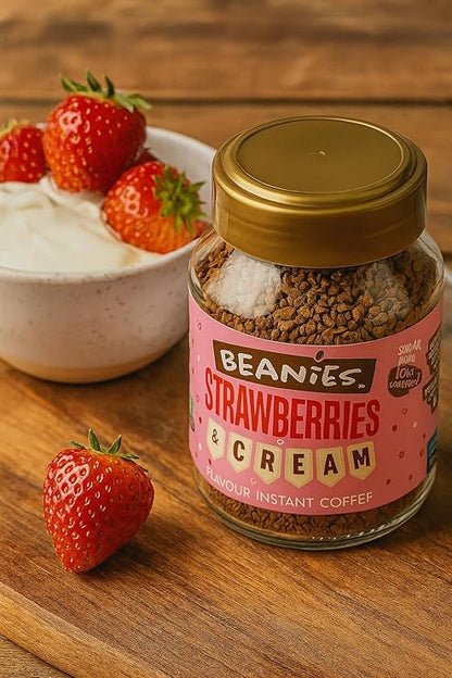 BEANIES 50G COFFEE STRAWBERRIES & CREAM FOBEA046