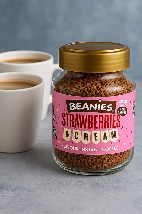 BEANIES 50G COFFEE STRAWBERRIES & CREAM FOBEA046
