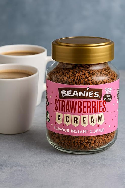 BEANIES 50G COFFEE STRAWBERRIES & CREAM FOBEA046