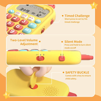 alilo Maths Games for Kids Ages 5-12, Math Toys for Learning Addition, Subtraction, Multiplication & Division, Portable Fun Educational Toys with 5 Modes, 19 Math Games & 50K Math Questions