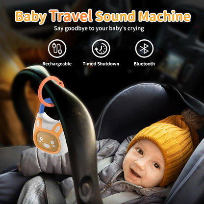 alilo Pocket Bunny Portable Kids Music Player, Musical Toys for Toddlers 1-3-5, Preloaded 120+ Stories/Music/Lullabies/White Noise,High Fidelity Sound Travel Bluetooth Speaker (with Strap and Ring)