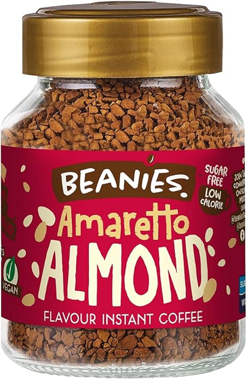 BEANIES 50G FLAVOUR COFFEE AMARETTO ALMOND FOBEA008