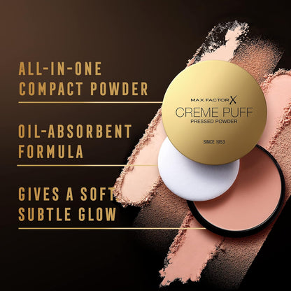 MAX FACTOR 14G CREME PUFF CANDLE GLOW 55 COSMAX1232A