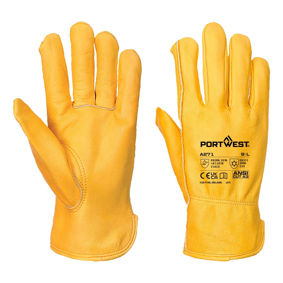 Portwest Cold 200 Cow Grain Driver Glove A271