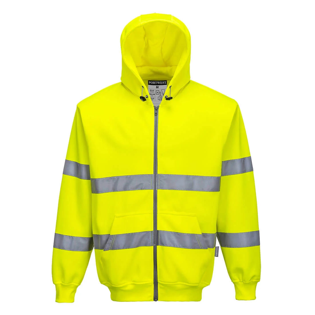 Portwest Hi-Vis Zipped Hoodie