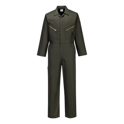 Portwest Liverpool Zip Coverall Work Welder Mechanic Boiler Suit Zipped  C813