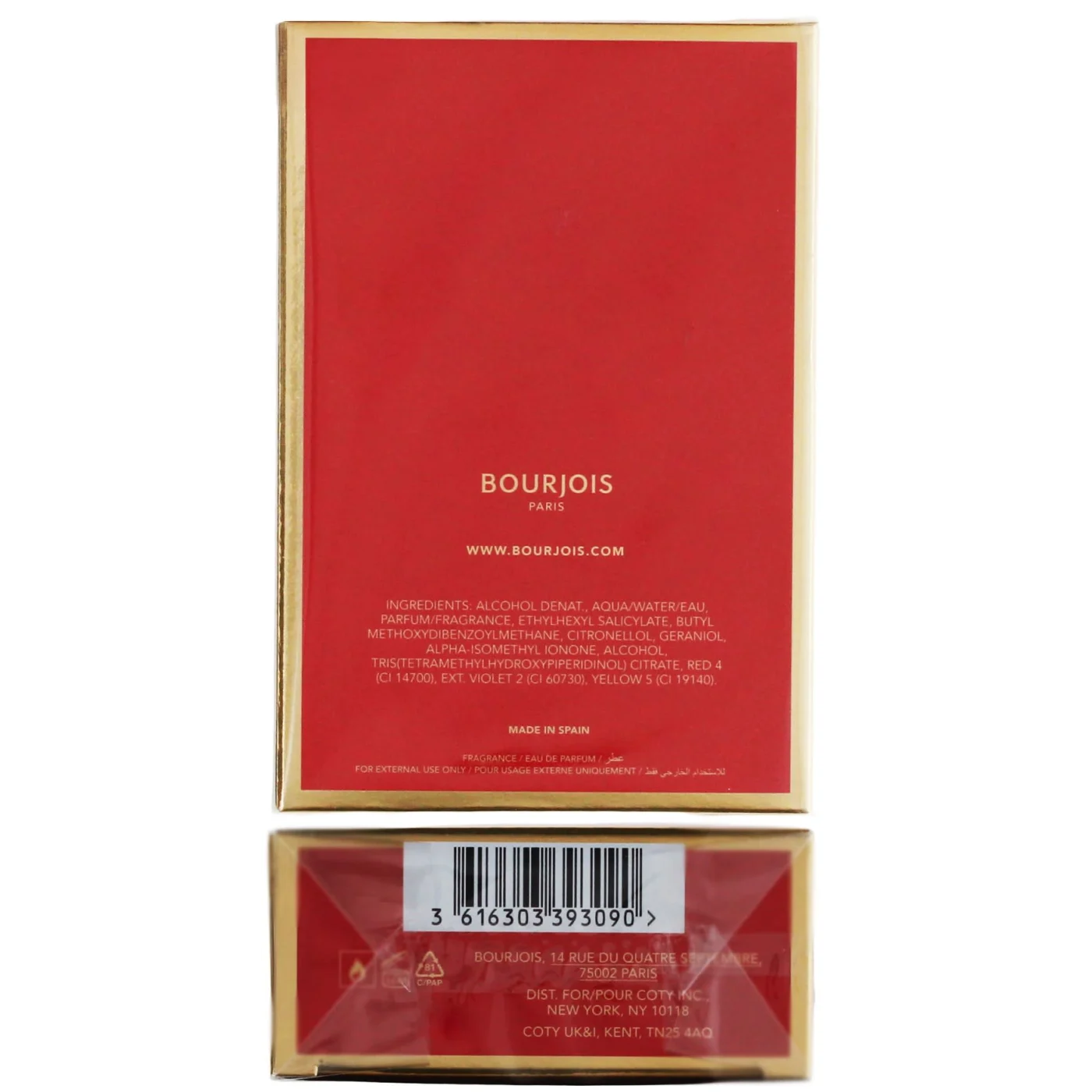 BOURJOIS ROSE EXQUISE 100ML EDP SPRAY CLBOU011