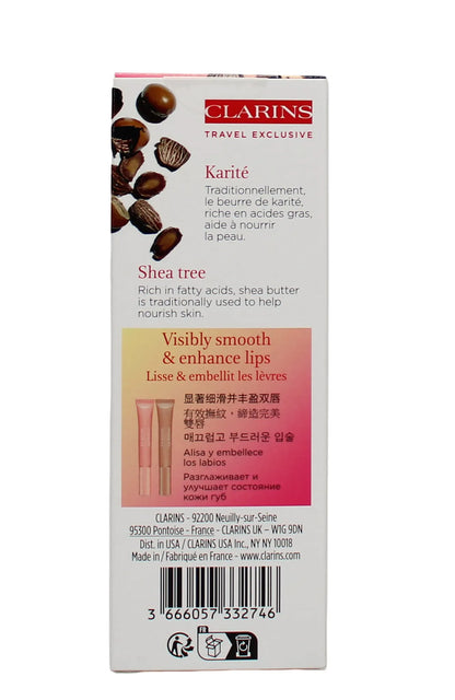 CLARINS 2X12ML LIP PERFECTOR COLLECTION DUO CANDY SIMMER 05 & ROSEWOOD SIMMER 06  COSCLA856
