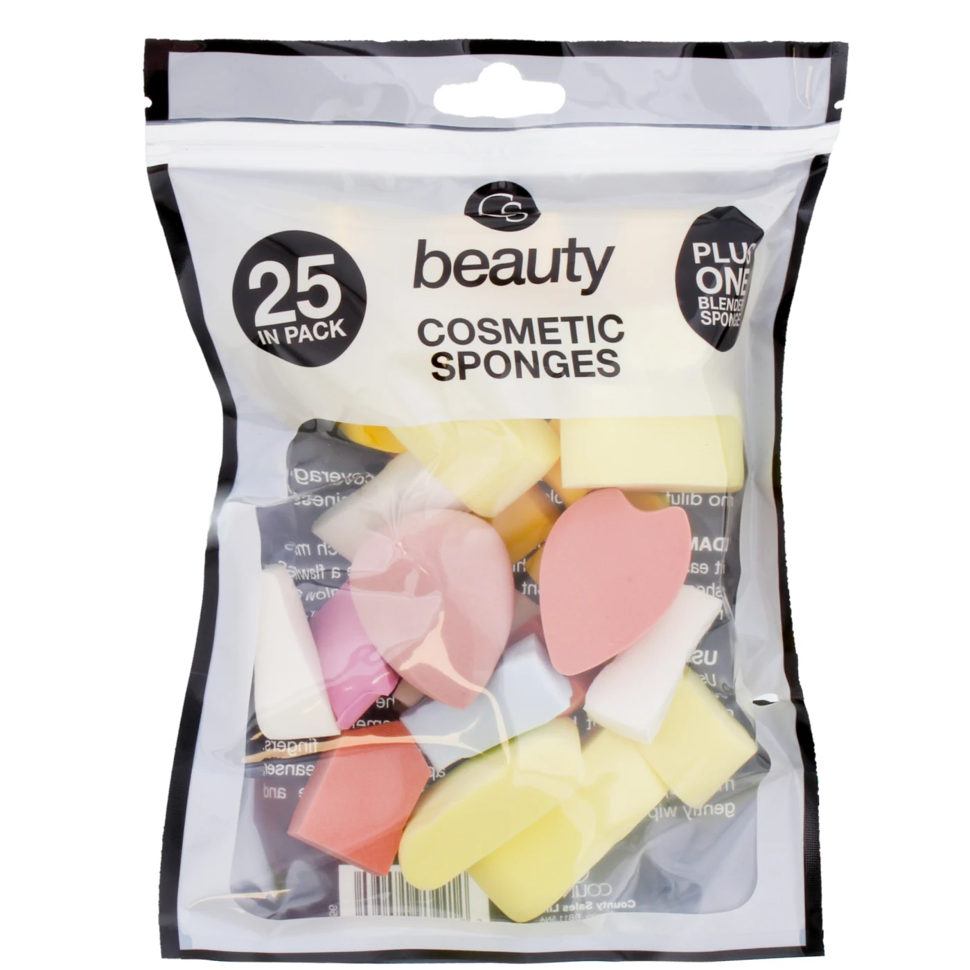 CS BEAUTY COSMETIC SPONGES 25'S COSCSB001