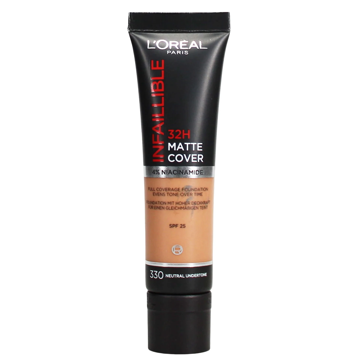 L'OREAL PARIS INFALLIBLE 32HR MATTE FOUNDATION HAZELNUT 330 COSLOR1144