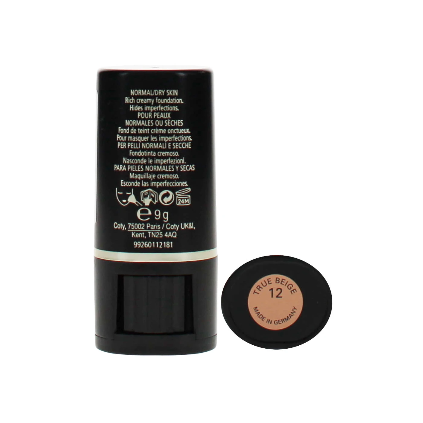 MAX FACTOR 9G PAN STIK TRUE BEIGE 12 COSMAX020