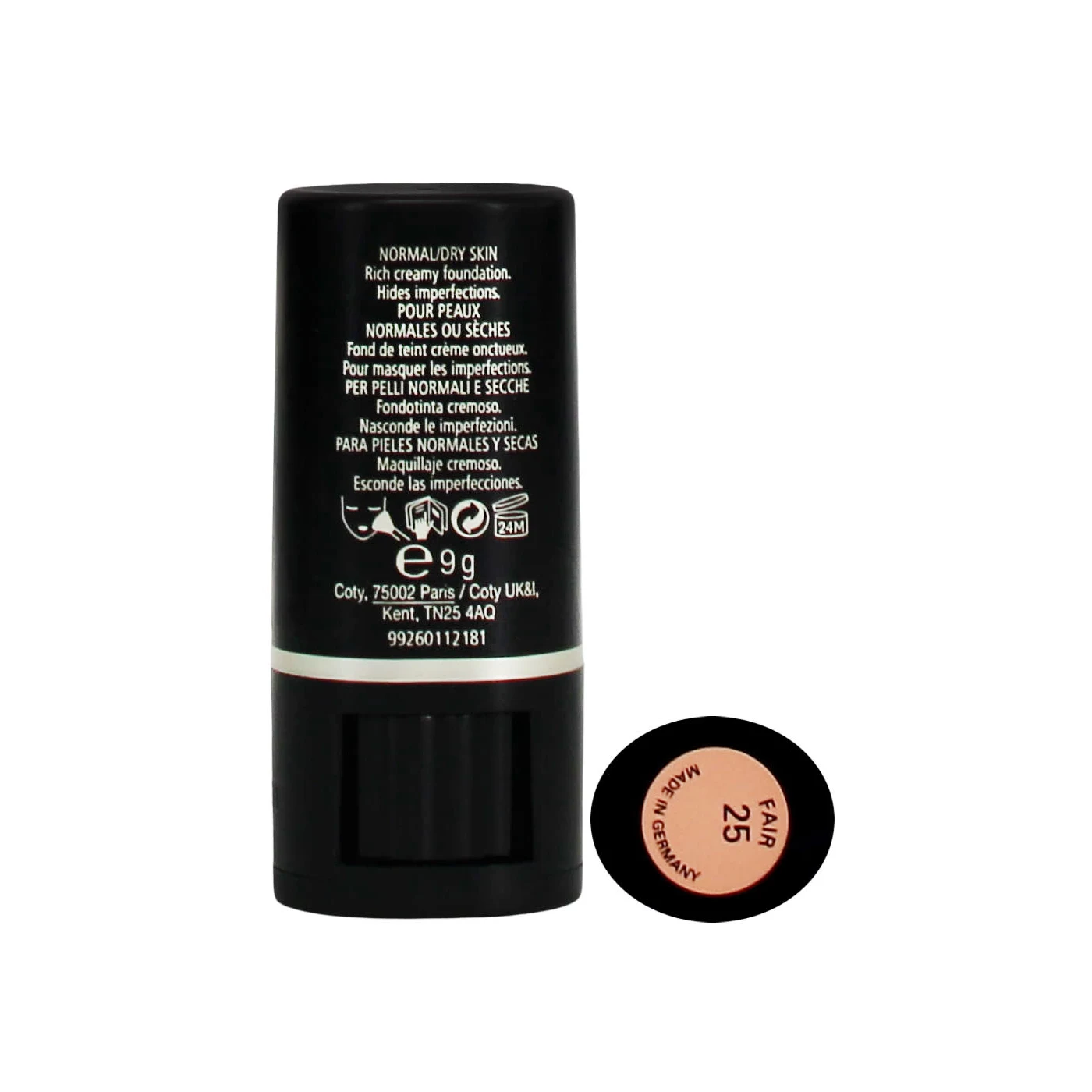 MAX FACTOR 9G PAN STIK FAIR 25 COSMAX089A