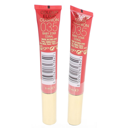 MAX FACTOR COLOUR ELIXIR LIP CUSHION GLOSS BABY STAR CORAL COSMAX1445