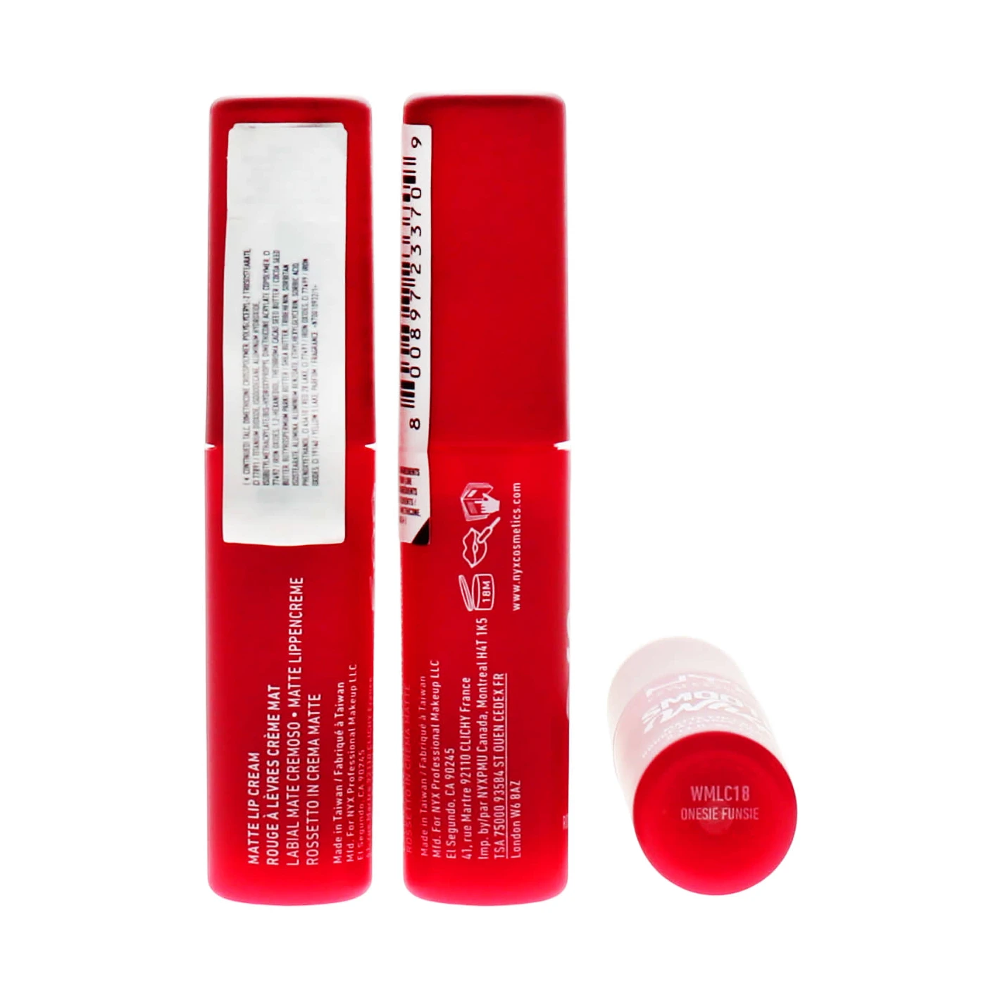 NYX 4ML SMOOTH WHIP BLURRING MATTE LIP CREAM ONESIE FUNSIE COSNYX1278