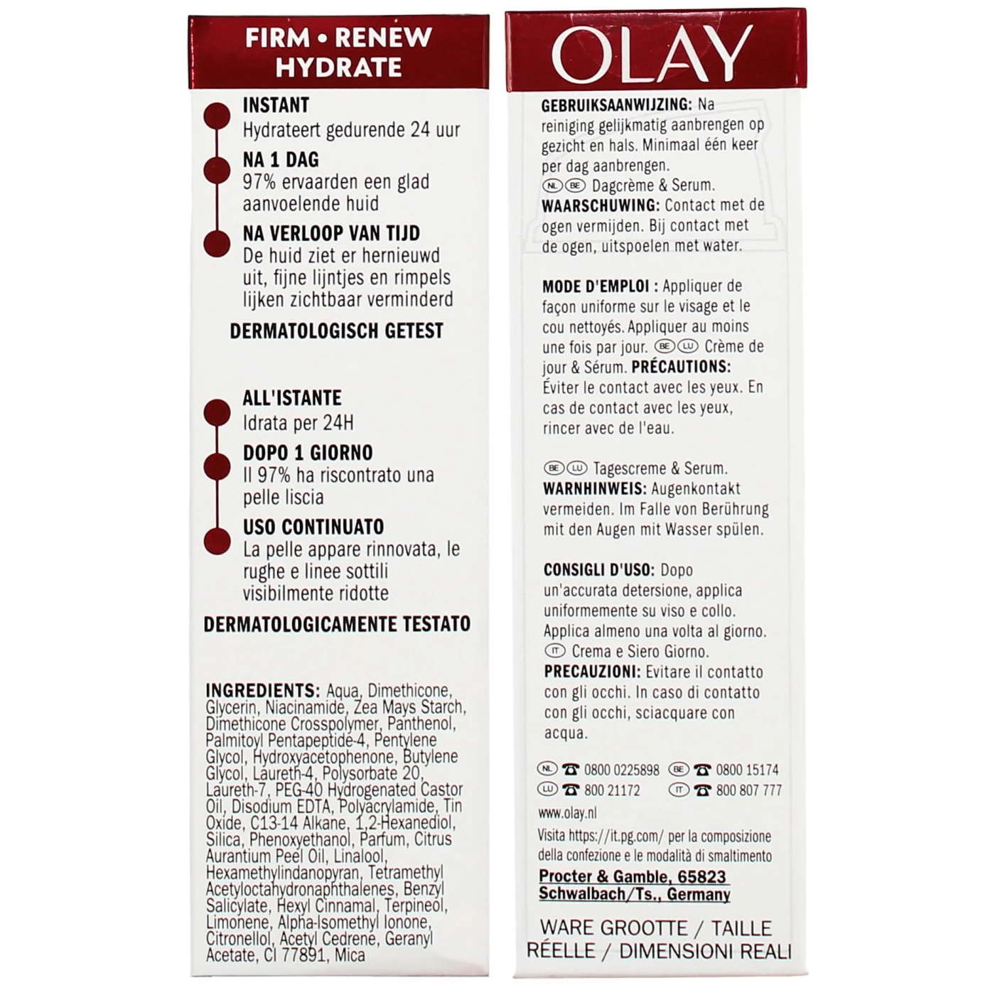 OLAY REGENERIST 50ML 2-IN-1 DAY CREAM & SERUM ACTIVE FIRMING COSOLA368A