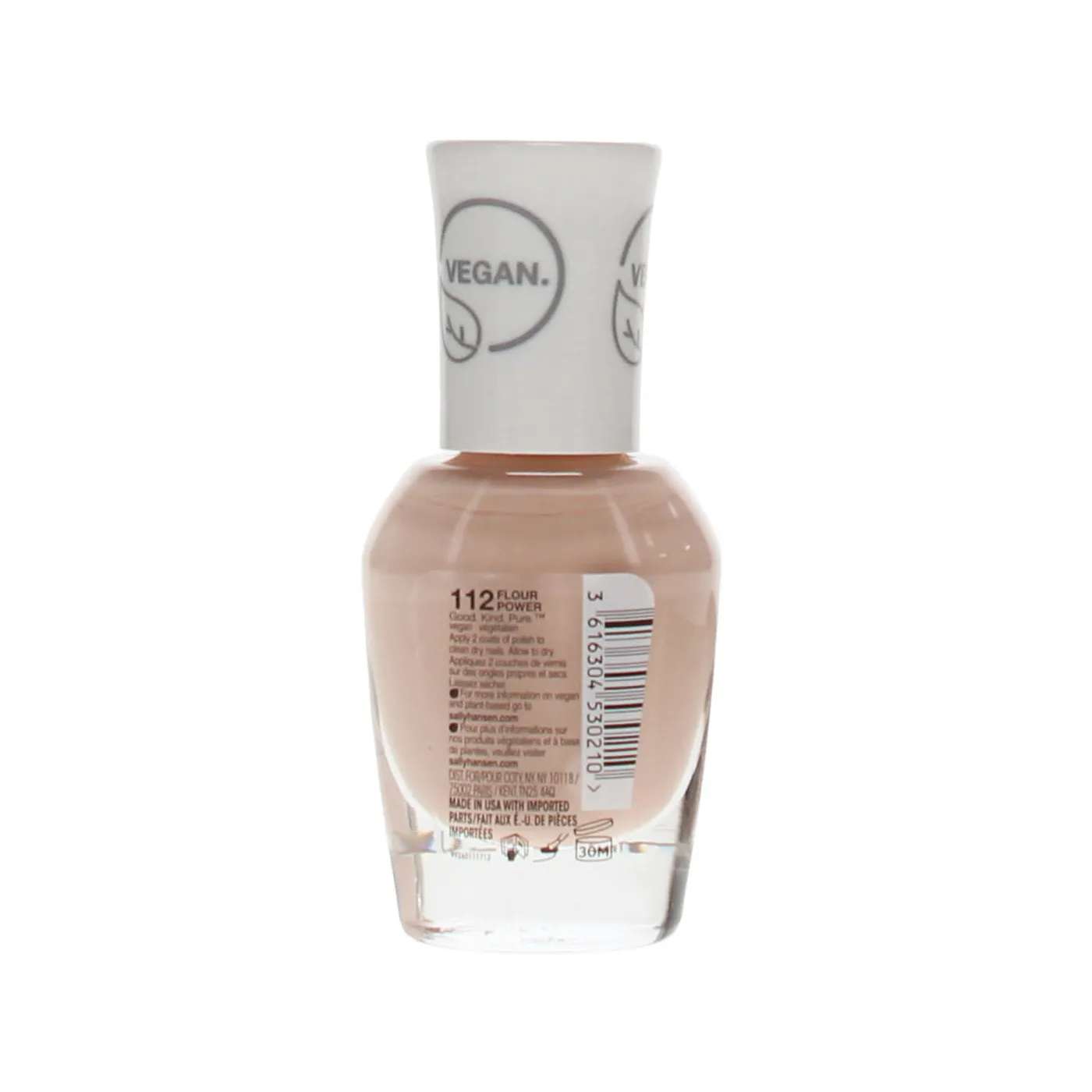 SALLY HANSEN GOOD KIND PURE 10ML NAIL POLISH FLOUR POWER #112 COSSAL1033