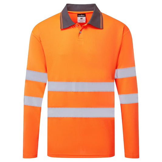Portwest ES1 Essential Hi-Vis Polo Shirt L/S ES277