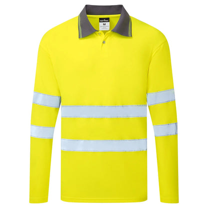 Portwest ES1 Essential Hi-Vis Polo Shirt L/S ES277