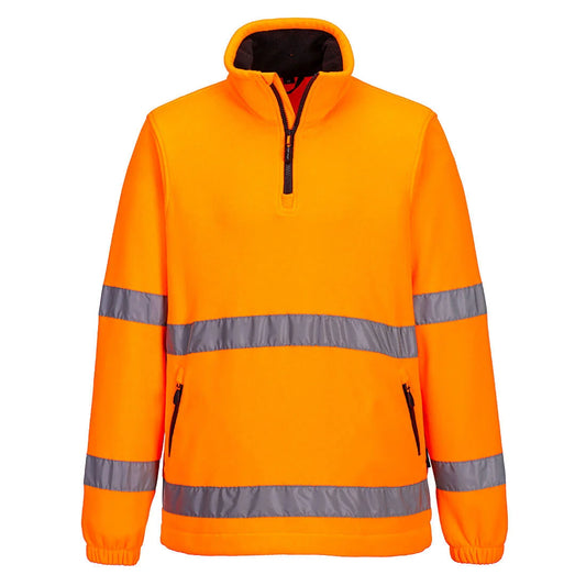 Portwest Hi-Vis 1/2 Zip Fleece F302